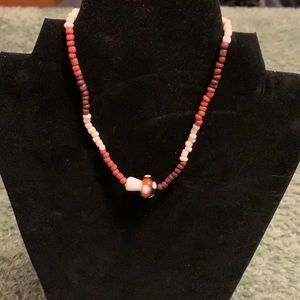 Handmade mushroom necklace